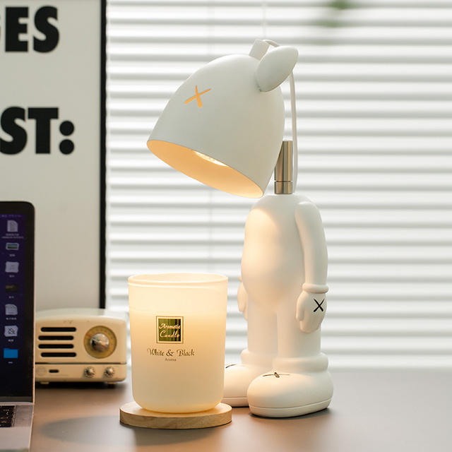 Lumière de décoration pour la maison, cire d'astronaute, lampe chauffante pour faire fondre des bougies