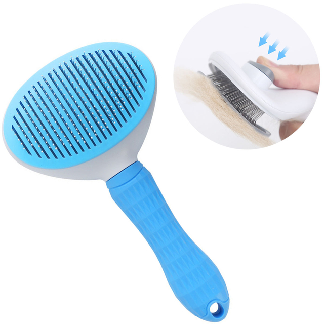 Brosse de nettoyage pour poils de chien et de chat, peigne pour enlever les poils, Massage pour animaux de compagnie, toilettage