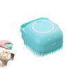 Brosse de bain pour chien, épurateur en Silicone, toilettage pour animaux de compagnie, douche, nettoyage, brosse de Massage