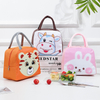 Sac à déjeuner mignon pour enfants, sac isotherme isolé avec dessin animé pour écoliers