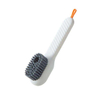 Brosse de nettoyage à ajout automatique de liquide, brosse multifonctionnelle pour chaussures, brosse de nettoyage à poils souples pour la maison