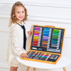 Stylo de peinture scolaire de coloriage lavable pour enfants, 150 pièces, Non toxique, avec boîte à cadeaux, ensemble de papeterie d'art de dessin 