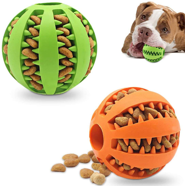 Boule roulante magique pour animaux de compagnie, distributeur automatique interactif à gamelle pour ingestion lente, jouets à mâcher pour chiens