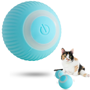 Jouets de balle interactifs de chat de roulement automatique intelligent électrique lumière LED chat de compagnie intelligent jouant des jouets